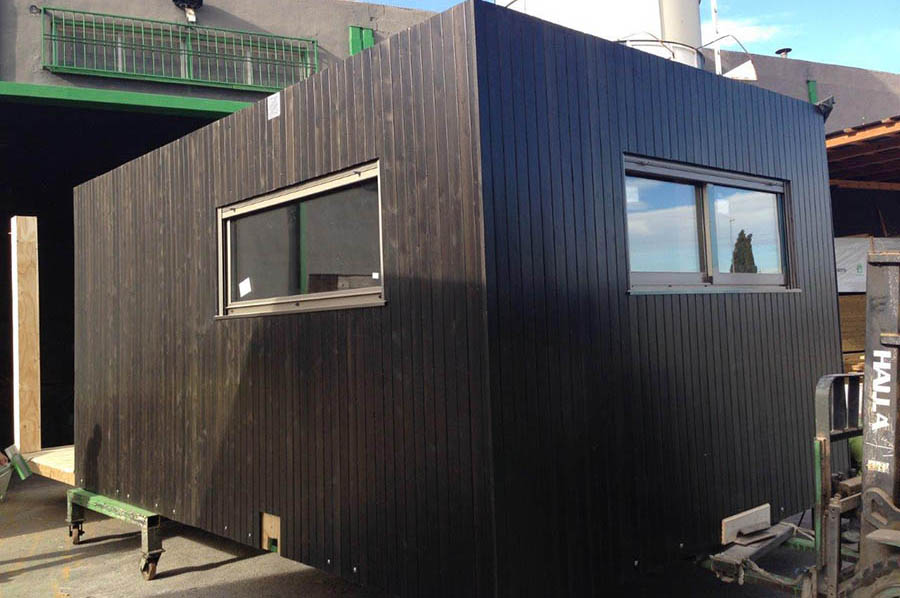 Proceso de montaje de la casa. Etapa 1