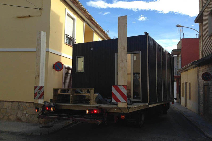 Proceso de montaje de la casa. Etapa 2